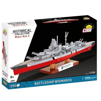 Konstruktors Cobi Kaujas kuģis Bismarck modelis, 590 gabali
