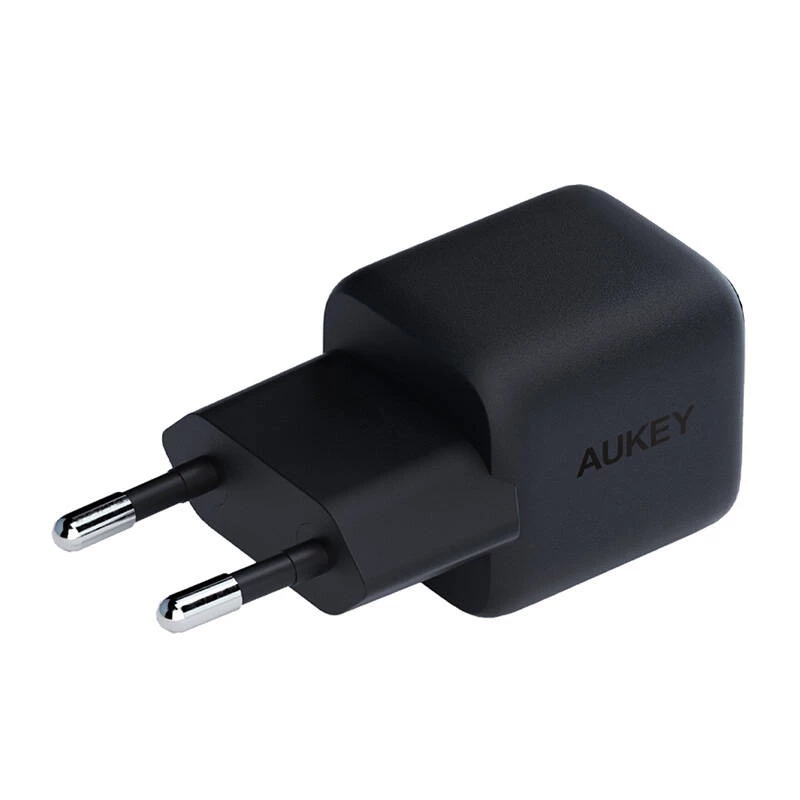 Sienas lādētājs Aukey PA-B1L USB-C 30W Melns