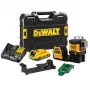 Lāzera līmeņrādis DeWalt DCE089D1G18-QW zaļš stars pašizlīdzinošs 360° ar uztvērēja saderību