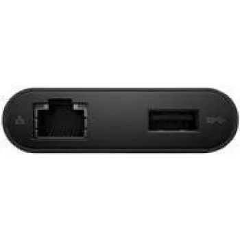 Dell DA200 ārējais video adapteris - USB-C - D-Sub, HDMI - Melns
