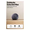 Amazon Echo Dot Max 2025 Graphite – viedais skaļrunis ar Alexa un Bluetooth