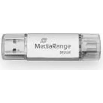 USB zibatmiņa MediaRange 512GB USB 3.2 Gen 1 USB-A USB-C MR940-1