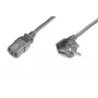 Strāvas vads Digitus AK-440100-018-S 1.8m CEE7/7 uz IEC C13