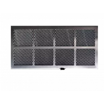 Respekta aktīvās ogles filtru komplekts MIZ 7800 — 2 gab., sudrabs/melns