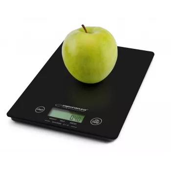 Virtuves svari Esperanza EKS002K, melni, taisnstūra formas, 5 kg
