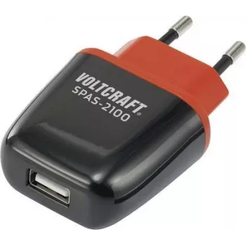 VOLTCRAFT SPAS-2100 VC-11413285 USB lādētājs kontaktligzdā, izejas strāva (maks.) 2100 mA, 1 x USB Auto-Detect