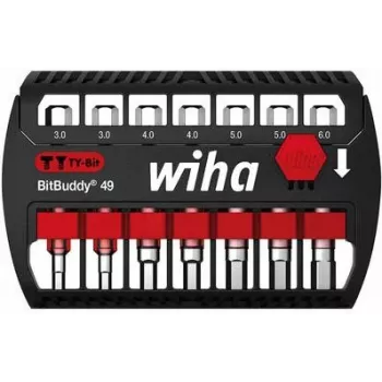 Wiha 42114 7 gabalu skrūvgriežu uzgaļu komplekts BitBuddy®