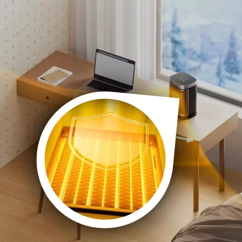 Extralink keramiskais elektriskais torņa sildītājs 1500W LED ar tālvadības pulti