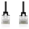 DIGITUS CAT6 U-UTP Slim 1,5 m, melns — komplekts 10 gab.