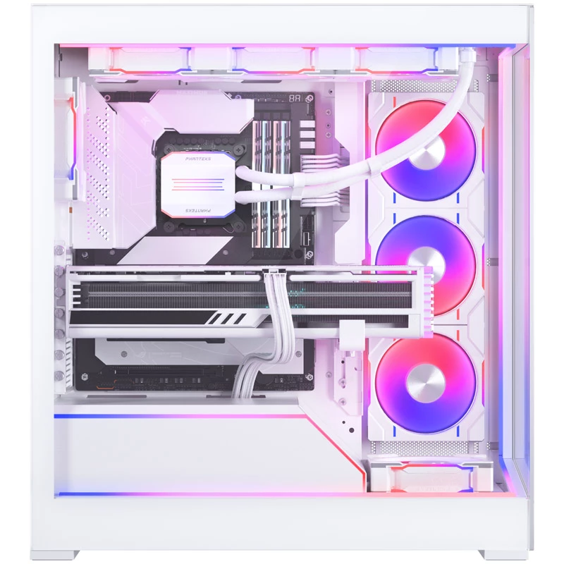 Phanteks NV5 Premium DRGB ARGB apgaismojuma komplekts ar barošanas sadalītāju un mātesplates vāku, balts