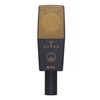 Mikrofons AKG C414 XLII, zelts, pelēks