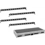 LED bāru komplekts EUROLITE 4x LED BAR-12 QCL RGBW ar transporta koferi