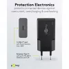Goobay USB-C™ PD GaN ātrais lādētājs Slim (30 W) melns