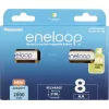 Panasonic Eneloop AA 2000 mAh uzlādējamās baterijas, 8 gab. (BK-3MCDE/8HH)