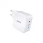 Lādētājs CHOETECH GaN 2x USB-C 100W PD, modelis PD6008