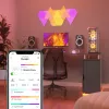 Nanoleaf NL47-0002TW-9PK trīsstūrveida LED paneļu gaismas komplekts — 9 RGB sienas paneļi, balts