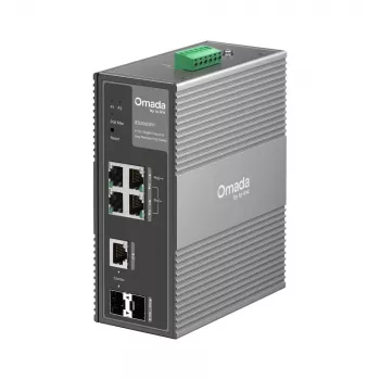 TP-Link IES206GPP pārvaldāms tīkla slēdzis Gigabit Ethernet (10/100/1000) PoE melns