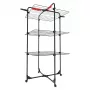 Sienas žāvētājs VILEDA Mixer 3 Ultimate — tērauds, 30 m žāvēšanas vieta, salokāms, riteņi, 131×93×71 cm