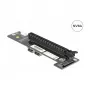 Pārveidotājs 2 x SFF-8654 uz PCIe x16 Bifurkācija DeLOCK 64148