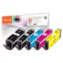 Peach PI100-396 tintas kasetne 5 gab. saderīga Extra (Super) High Yield Black, Cyan, Magenta, Photo black, Yellow