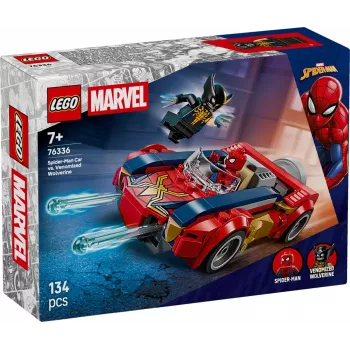 LEGO MARVEL 76336 Spider-Man mašīna pret Venomizēto Vilknadzi