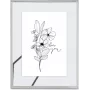 Foto rāmis Hama Flower viens sudraba krāsā