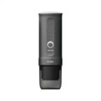 Kafijas automāts OUTIN Nano Grey — maltā kafija, 20 bāri, 7500 mAh akumulators, 670 g