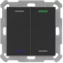 MDT BE-TAL550206.01 KNX spiedpoga Light 55 2-virzienu RGBW melna matēta Neitrāla 1