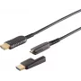 Optiskais HDMI kabeļu komplekts ShiverPeaks 30-02755 4K — 75 m garums