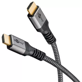 Goobay 65263 HDMI kabelis 5 m HDMI A tipa (standarta) pelēks