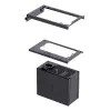 Jonsplus Z20 matx korpuss ar rokturi - melns
