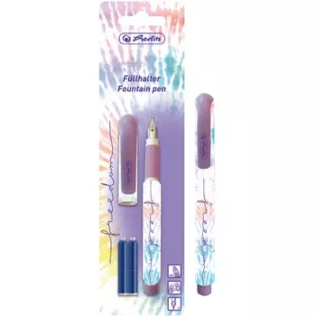 Pildspalva Herlitz New Batik Freedom Purple White