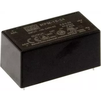 Strāvas adapteris MEAN WELL MPM-15-3.3 15W Ieeja 90-264V