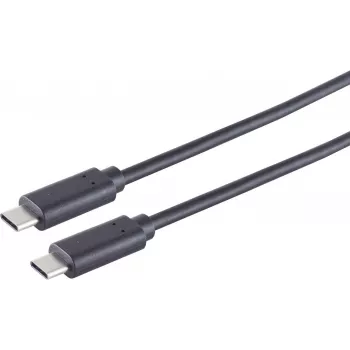 USB kabelis S/CONN 13-48026 USB 3.2 Gen 2x2 1 m USB C Balts