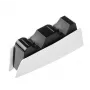 FIXED FIXPS5-DCC-BW uzlādes stacija PlayStation 5 DualSense kontrolleriem, vadu, melnbalta