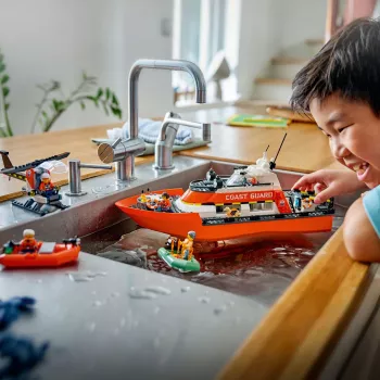 LEGO City Glābšanas laiva un helikopters 60504