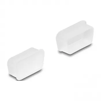 DeLOCK 67121 pieslēgvietas putekļu aizsargvāciņš 2 gab. VGA Caurspīdīgs PVC