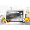 Mini krāsns Rommelsbacher BGS 1400, 18 L, 230°C, 5 sildīšanas režīmi, rotējošais iesms, sudraba/melna
