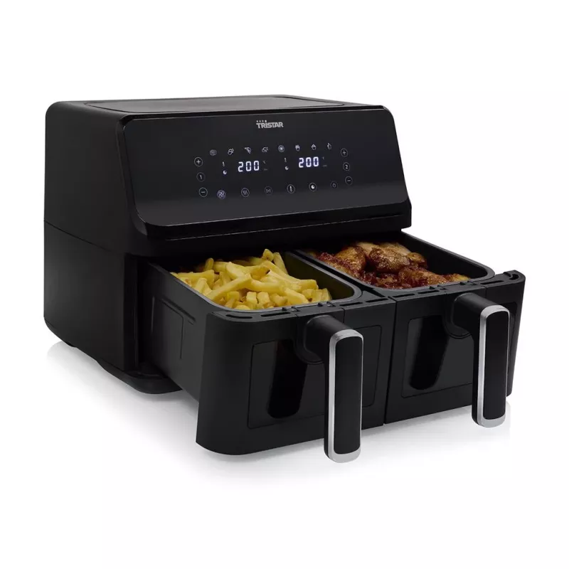 Gaisa fritējs Tristar FR-9040 8 L 2700 W Dubultā Melns