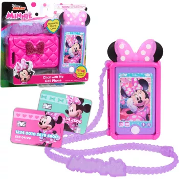 Disney Junior Minnie Mouse Sarunājies ar Mani Telefona Komplekts, lomu spēle