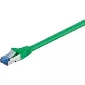 Wentronic Goobay CAT 6a Patch kabelis, S/FTP (PiMF), zaļš, 7,5 m - LSZH bezhalogēna, varš (93849)