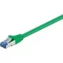 Wentronic Goobay CAT 6a Patch kabelis, S/FTP (PiMF), zaļš, 7,5 m - LSZH bezhalogēna, varš (93849)