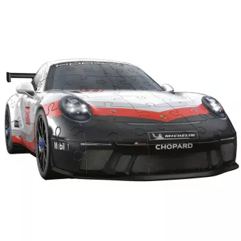 3D puzle Ravensburger Iconics Porsche 911 GT3 Cup – modeļa replikas komplekts