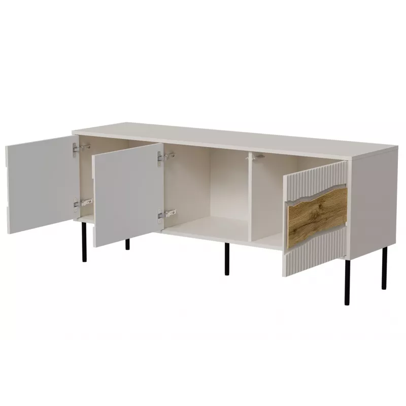 Cama INSERTO 3D TV skapis 143.5x40x61.5 kašmira + LED