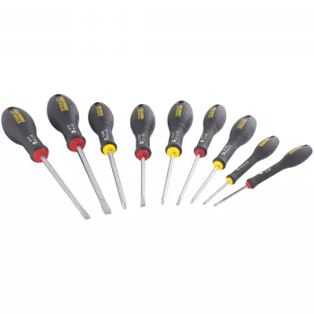 STANLEY FATMAX FMHT65439-0 manuālo skrūvgriežu komplekts – taisnie skrūvgrieži, dažādi izmēri