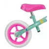 Bērnu velosipēds Toimsa TOI198 — tērauda rāmis 25,4 cm (10 collas), uniseks, rokas bremze, 2 riteņi, 3,5 kg, zaļš daudzkrāsains