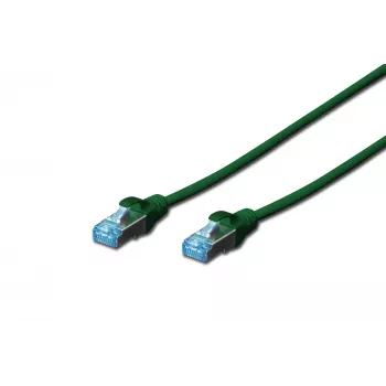 Tīkla kabelis Digitus CAT 5e SF/UTP 1m Zaļš RJ-45