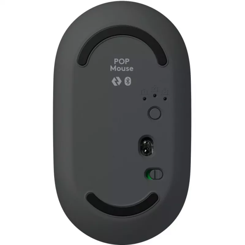 Logitech POP ICON COMBO Swiss, Grafit/Zaļš, Bluetooth, 920-013275