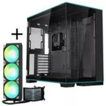 Lian Li O11D EVO RGB + TRYX PANORAMA SE ARGB pilns šķidruma dzesēšanas komplekts - melns, 360mm