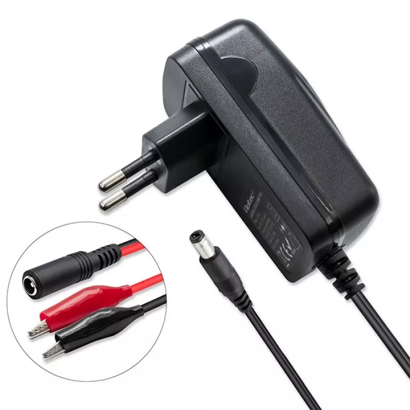 Bateriju lādētājs QOLTEC Charger AGM GEL STD 6V 1A 6V svina-skābes, AGM un GEL akumulatoriem